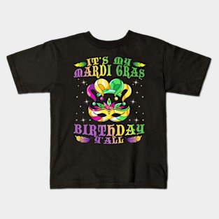 Celebration Masquerade Costume Mardi Gras Kids T-Shirt